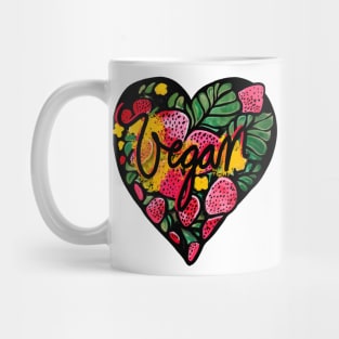 Vegan Heart Vegan Life Mug